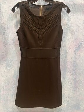 Classic Black Sleeveless Sheath Dress